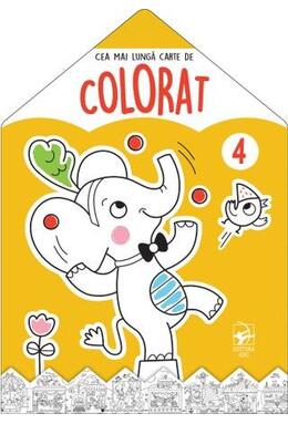 Copertă produs Elefantul. Cea mai lungă carte de colorat