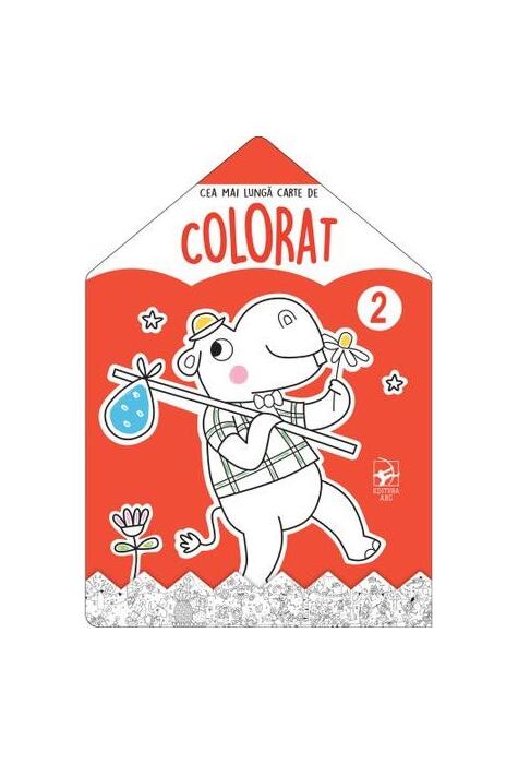 Copertă produs Hipopotamul. Cea mai lungă carte de colorat