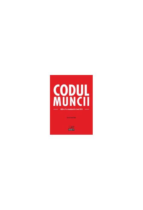 Copertă produs Codul Muncii, Ediția a 14-a actualizată la 9 ianuarie 2022