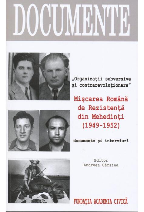 Copertă produs Mișcarea Română de Rezistență din Mehedinți (1949-1952)