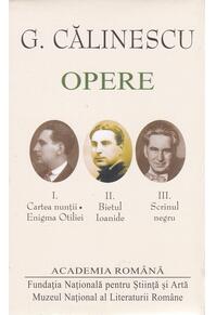 Copertă produs G. Călinescu. Opere (I+II+III) Romane