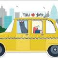 Copertă produs New York City Taxi Shaped Cover Sticky Notes. Recipes for Good Times - gallery small 