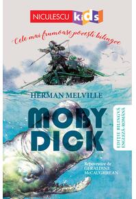 Copertă produs Moby Dick - repovestire (Ediţie bilingvă engleză-română)