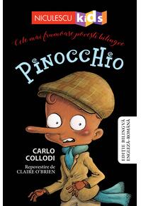 Copertă produs Pinocchio - repovestire (Ediţie bilingvă engleză-română)