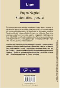 Copertă produs Sistematica poeziei
