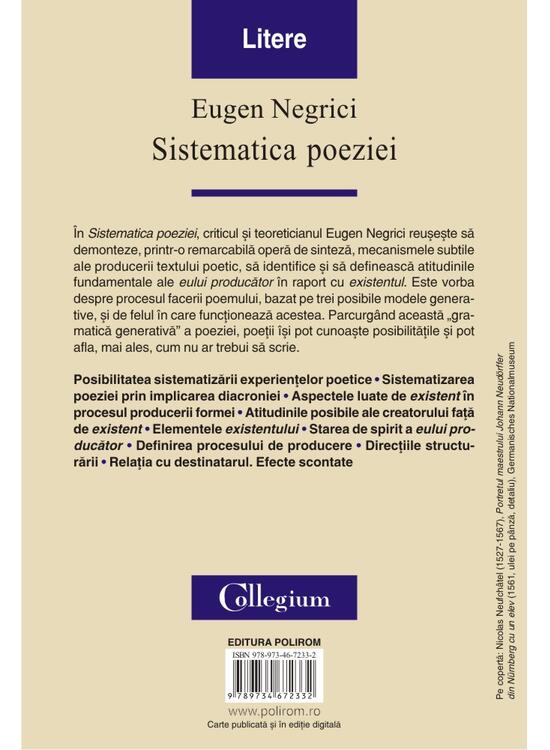 Copertă produs Sistematica poeziei - gallery big 2