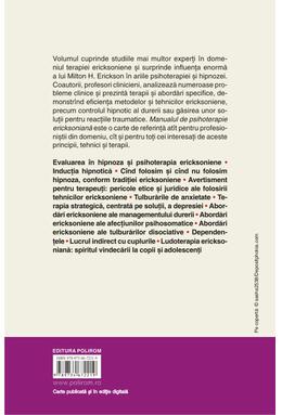 Copertă produs Manual de psihoterapie ericksoniană