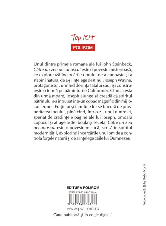 Copertă produs Către un zeu necunoscut (Top 10+) - gallery big 2