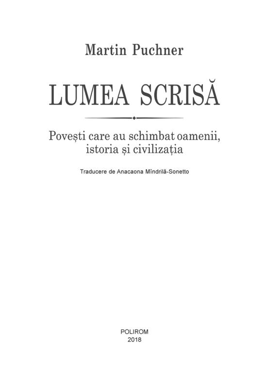 Copertă produs Lumea scrisă. Povești care au schimbat oamenii, istoria și civilizația - gallery big 5