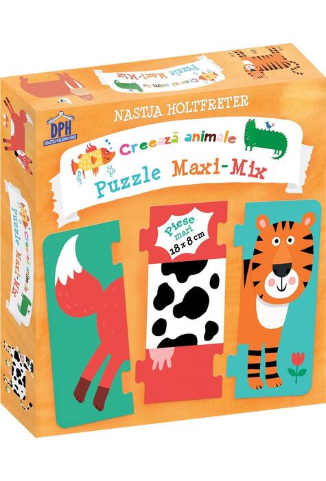 Copertă produs Creează animale. Puzzle Maxi-Mix