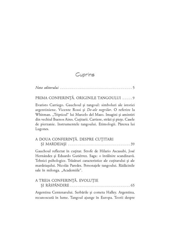 Copertă produs Tangoul. Patru conferinţe - gallery big 3