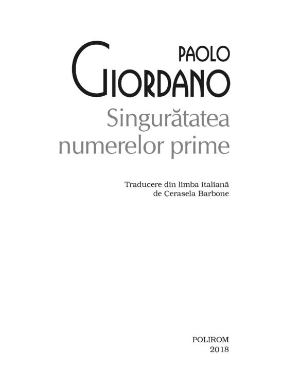 Copertă produs Singurătatea numerelor prime (Top 10+) - gallery big 4