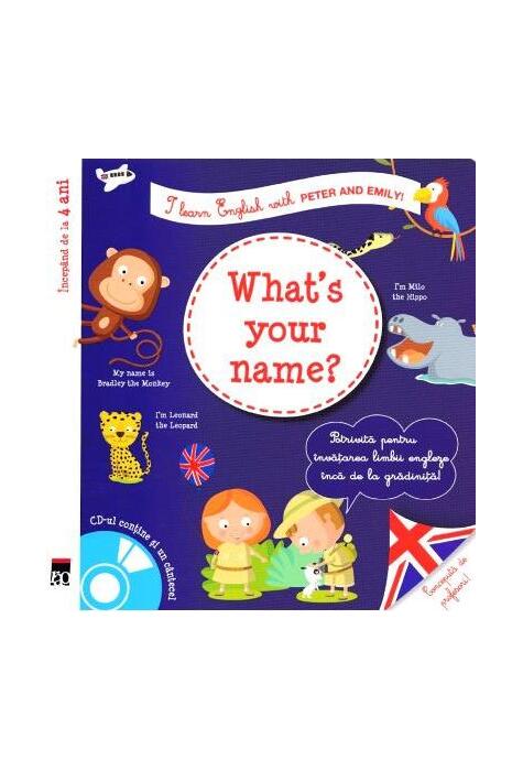 Copertă produs I learn English. What's your name?