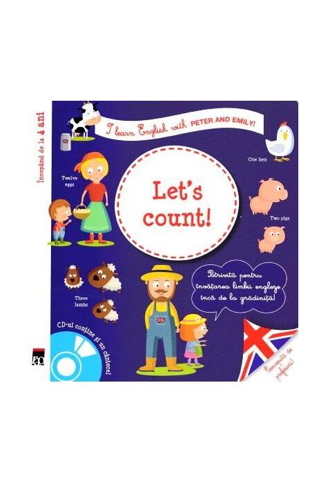 Copertă produs I learn English with Peter and Emily! Let's count!