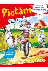 Copertă produs Pictăm cu apă: animale domestice