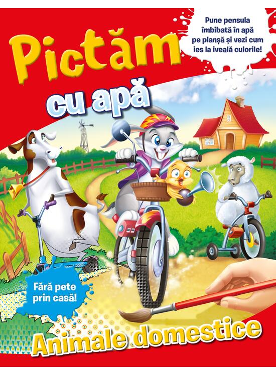 Copertă produs Pictăm cu apă: animale domestice - gallery big 1