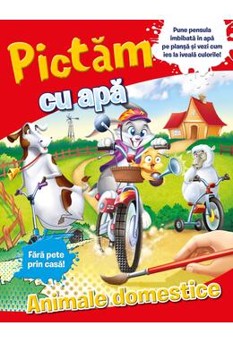 Copertă produs Pictăm cu apă: animale domestice