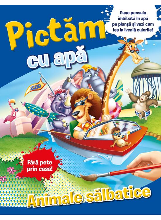 Copertă produs Pictăm cu apă: animale sălbatice - gallery big 1