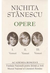 Copertă produs Nichita Stănescu. Opere (Vol. I-III) Versuri