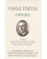 Copertă produs Vasile Pârvan. Opere. Scrieri - thumb 1