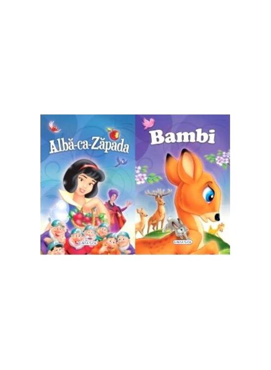 Copertă produs 2 Povești: Alba-că-zăpada și Bambi - gallery big 1