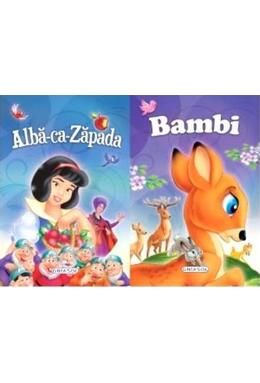 Copertă produs 2 Povești: Alba-că-zăpada și Bambi