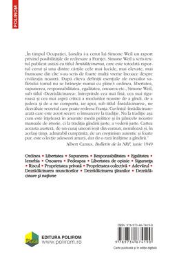 Copertă produs &Icirc;nrădăcinarea