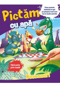 Copertă produs Pictăm cu apă: dinozauri