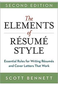 Copertă produs The Elements of Resume Style: Essential Rules for Writing Resumes and Cover Letters That Work