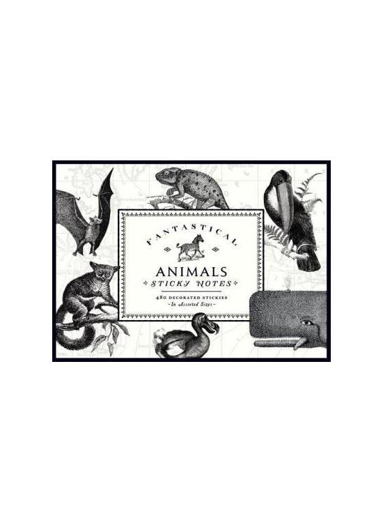 Copertă produs Vintage Prints Fantastical Animals Sticky Notes - gallery big 1