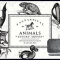 Copertă produs Vintage Prints Fantastical Animals Sticky Notes - gallery small 