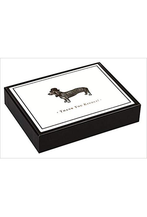 Copertă produs Vintage Prints Dapper Dachshund Luxe Thank You Notes