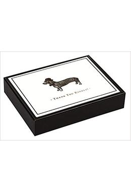 Copertă produs Vintage Prints Dapper Dachshund Luxe Thank You Notes
