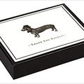 Copertă produs Vintage Prints Dapper Dachshund Luxe Thank You Notes - gallery small 