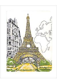 Copertă produs Paris Eiffel Tower Handmade Journal