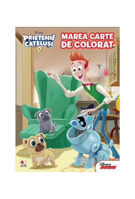 Copertă produs Disney. Prietenii cățeluși. Marea carte de colorat