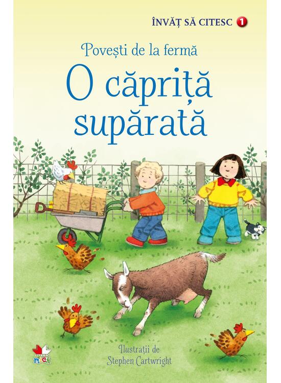 Copertă produs Povești de la fermă. O căpriță supărată. &Icirc;nvăț să citesc (nivelul 1) - gallery big 1