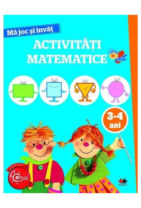 Copertă produs Activități matematice pentru 3-4 ani
