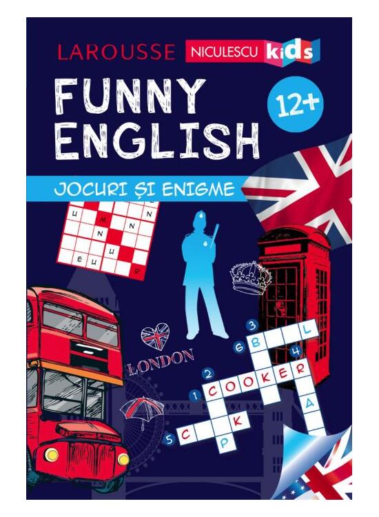 Copertă produs Funny English. Jocuri și enigme 12+ (Larousse) - gallery big 1