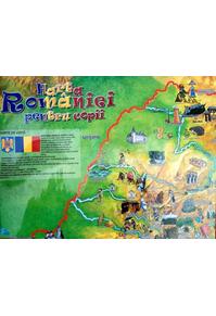 Copertă produs Harta Rom&acirc;niei pentru copii
