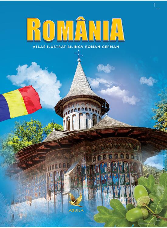 Copertă produs Romania. Atlas ilustrat bilingv rom&acirc;n-german - gallery big 1