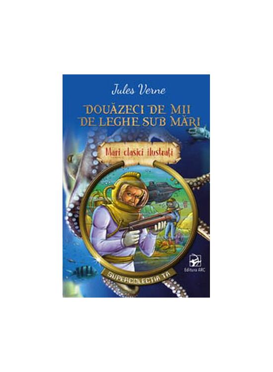 Copertă produs Douăzeci de mii de leghe sub mări. Mari clasici ilustrați (repovestire) - gallery big 1