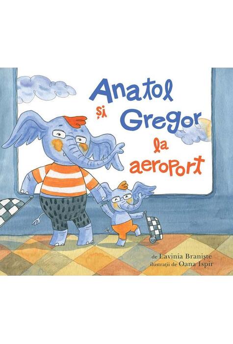 Copertă produs Anatol și Gregor la aeroport
