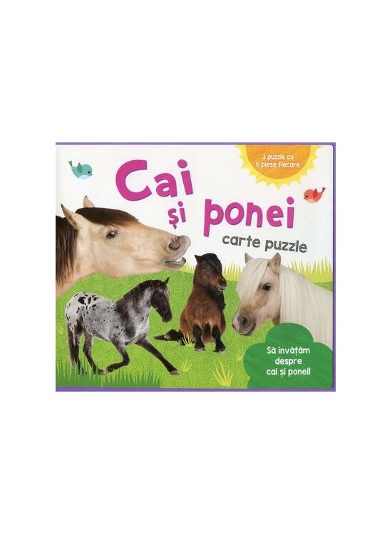 Copertă produs Cai și ponei. Carte puzzle - gallery big 1