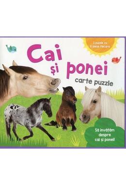 Copertă produs Cai și ponei. Carte puzzle