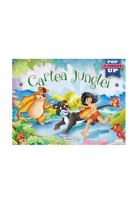 Copertă produs Cartea Junglei. Carte pop-up