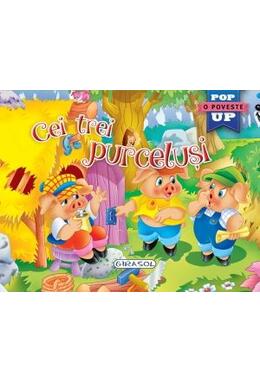 Copertă produs Cei trei purceluși - Cărți Pop-up