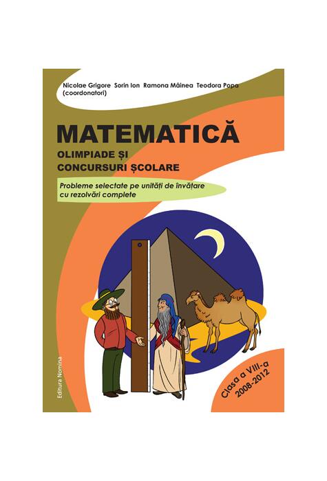 Copertă produs Matematică. Olimpiade și concursuri școlare Clasa a VIII-a