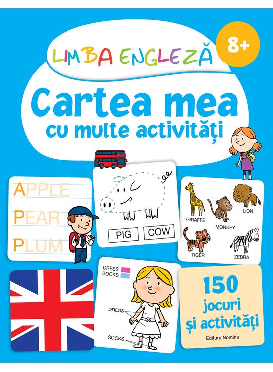 Copertă produs Limba engleză. Cartea mea cu multe activități - gallery big 1