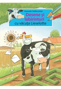 Copertă produs Desene și labirinturi cu văcuța Lieselotte